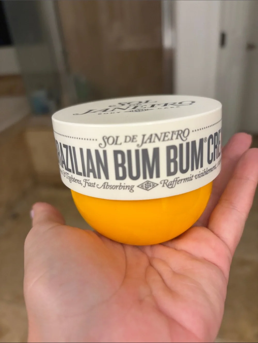 Sol de Janeiro Brazilian Bum Bum Cream - Yellow and White Jar